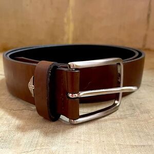 Men's Brown Leather Belt by Dockers 38